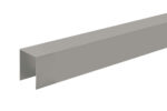 Aluminium bovenligger voor schutting
