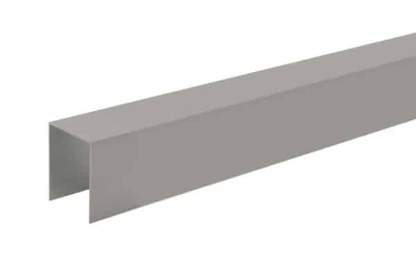 Aluminium bovenligger voor schutting