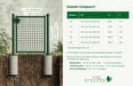 complete tuinpoort enkel