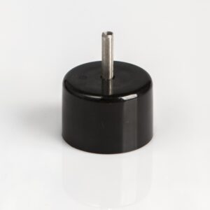 einddop pin zwart