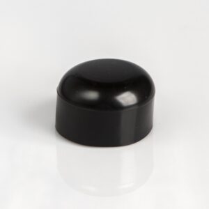 paaldop rond zwart